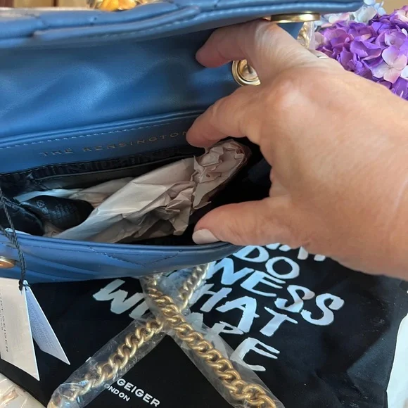 Kurt Geiger London Kensington Mini Leather Crossbody Bag & DB ~ NWT - Picture 8 of 10